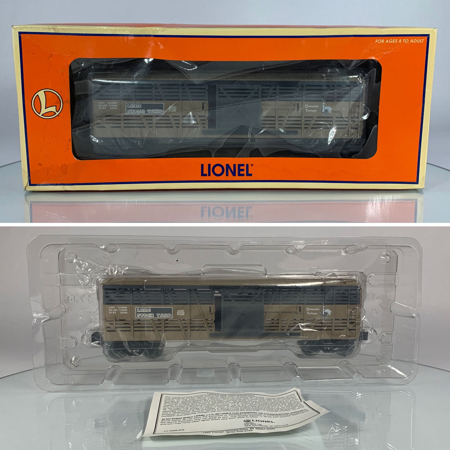 LIONEL • O GAUGE • 1999 LRRC Stock Car 6-19775 • NEW OLD STOCK