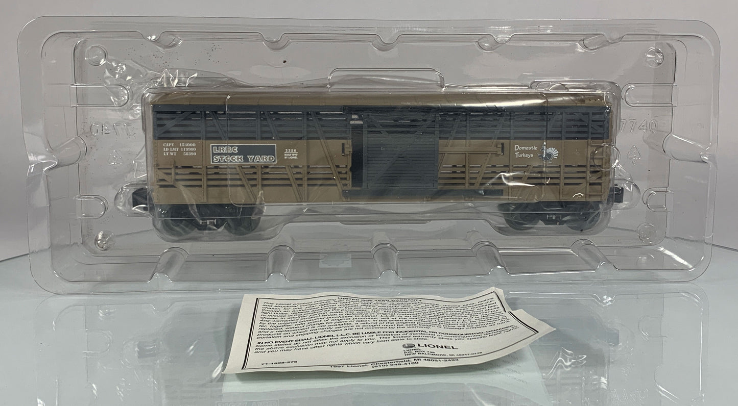 LIONEL • O GAUGE • 1999 LRRC Stock Car 6-19775 • NEW OLD STOCK