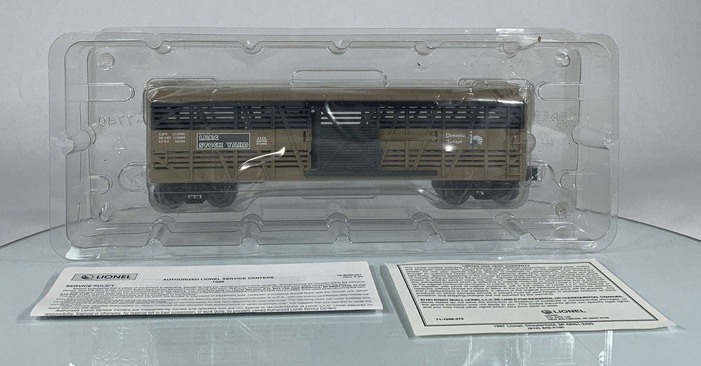 LIONEL • O GAUGE • 1999 LRRC Stock Car 6-19775 • NEW OLD STOCK