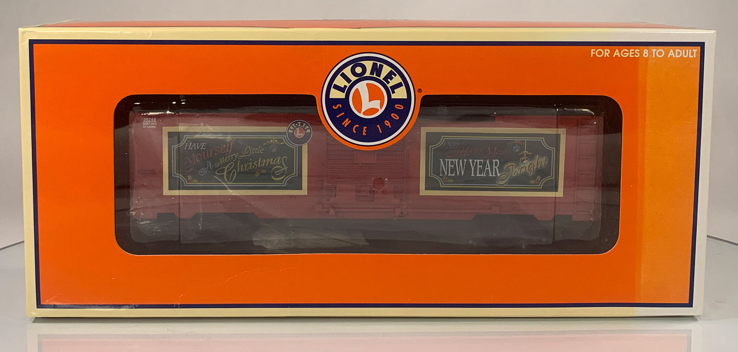 LIONEL • O GAUGE • 2003 LRRC Christmas Boxcar 6-32949 • NEW OLD STOCK