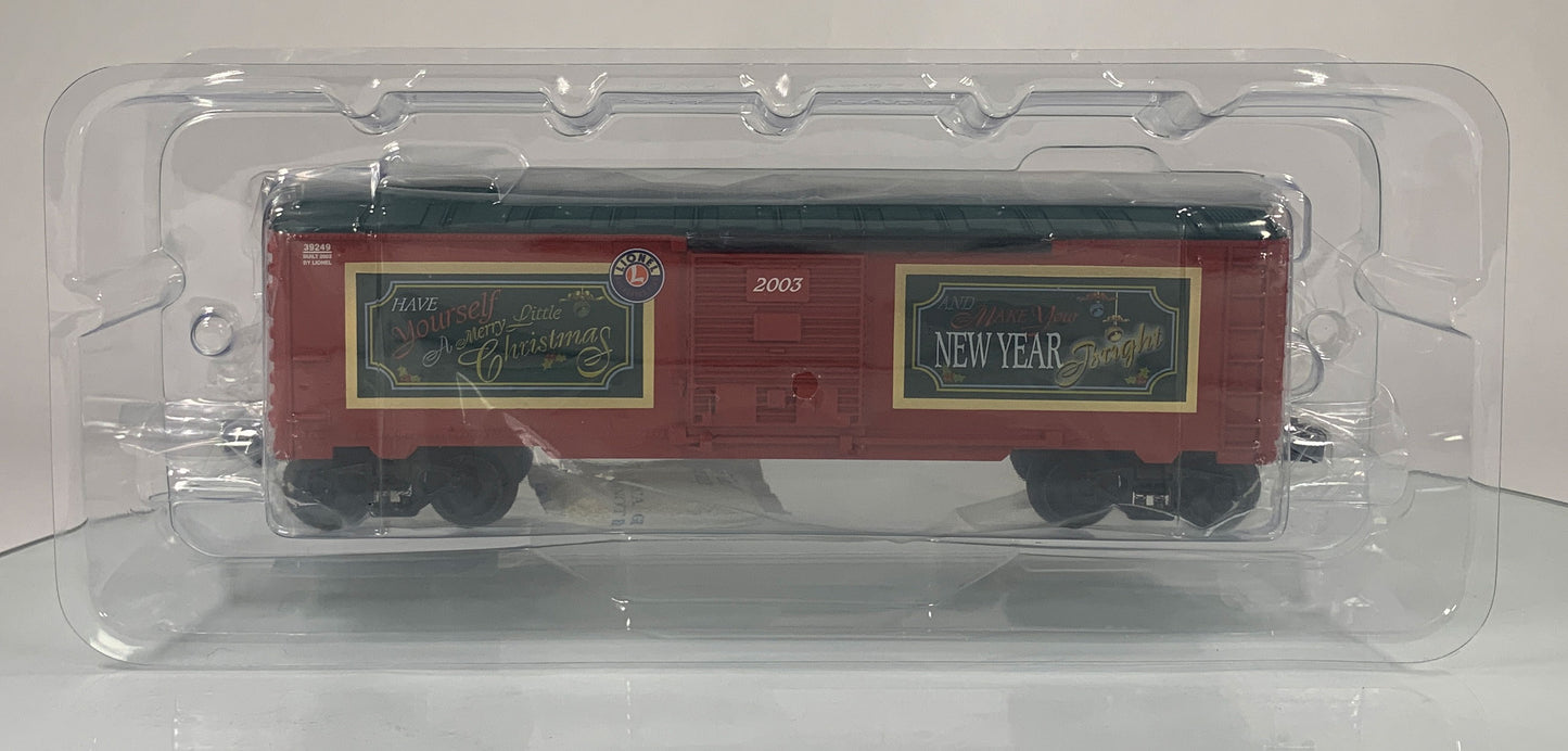 LIONEL • O GAUGE • 2003 LRRC Christmas Boxcar 6-32949 • NEW OLD STOCK