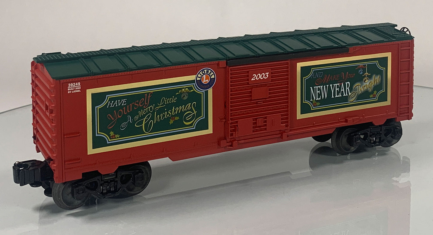 LIONEL • O GAUGE • 2003 LRRC Christmas Boxcar 6-32949 • NEW OLD STOCK
