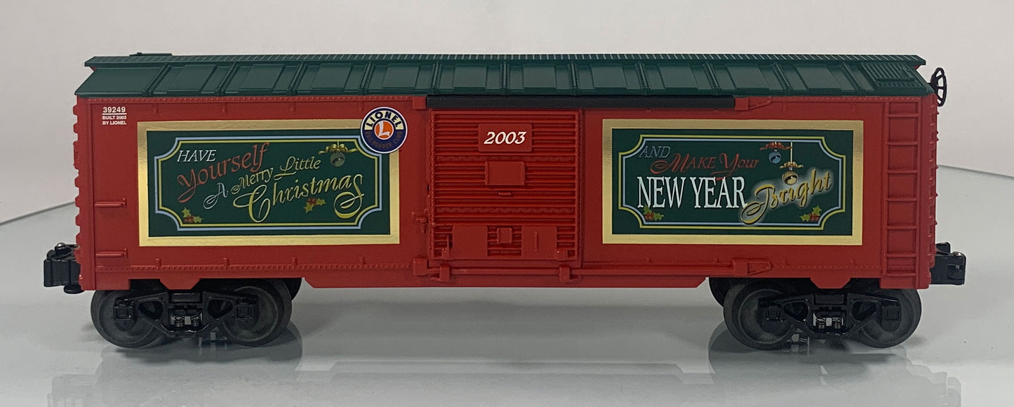 LIONEL • O GAUGE • 2003 LRRC Christmas Boxcar 6-32949 • NEW OLD STOCK