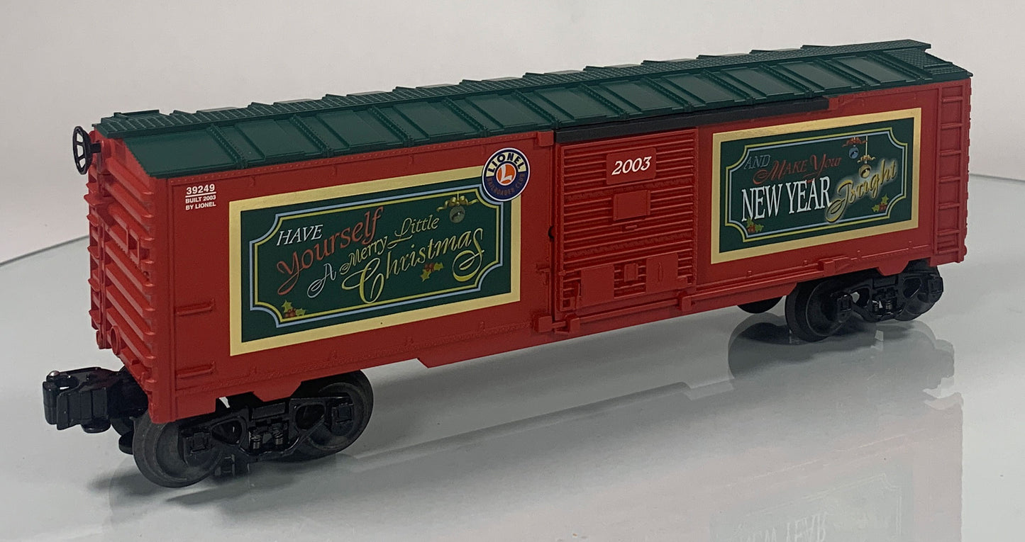 LIONEL • O GAUGE • 2003 LRRC Christmas Boxcar 6-32949 • NEW OLD STOCK
