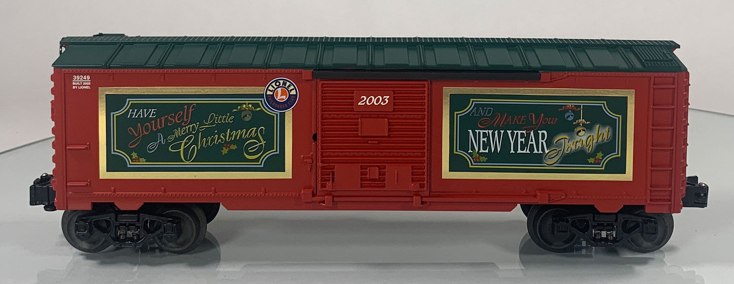 LIONEL • O GAUGE • 2003 LRRC Christmas Boxcar 6-32949 • NEW OLD STOCK