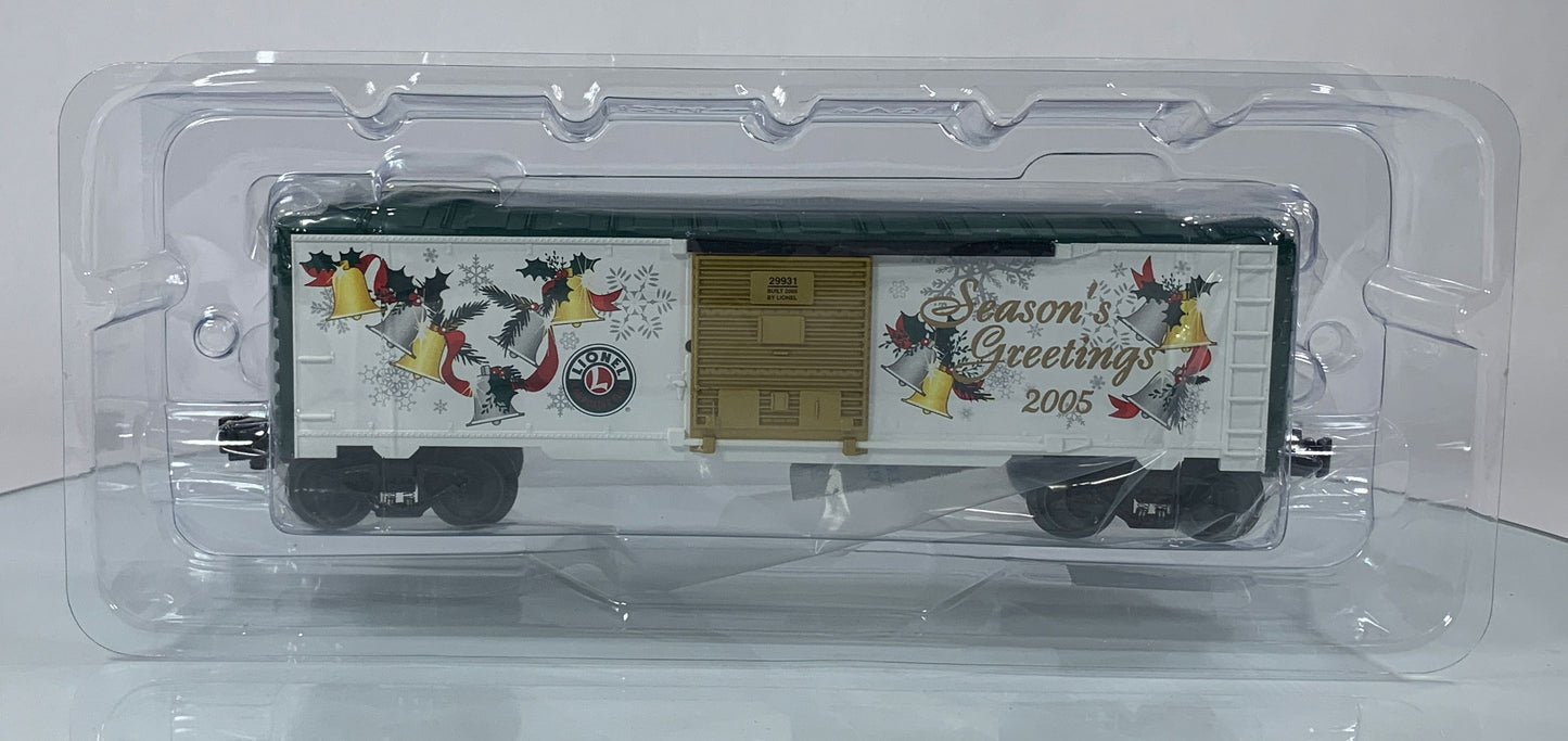 LIONEL • O GAUGE • 2005 LRRC Christmas Boxcar 6-29931 • NEW OLD STOCK