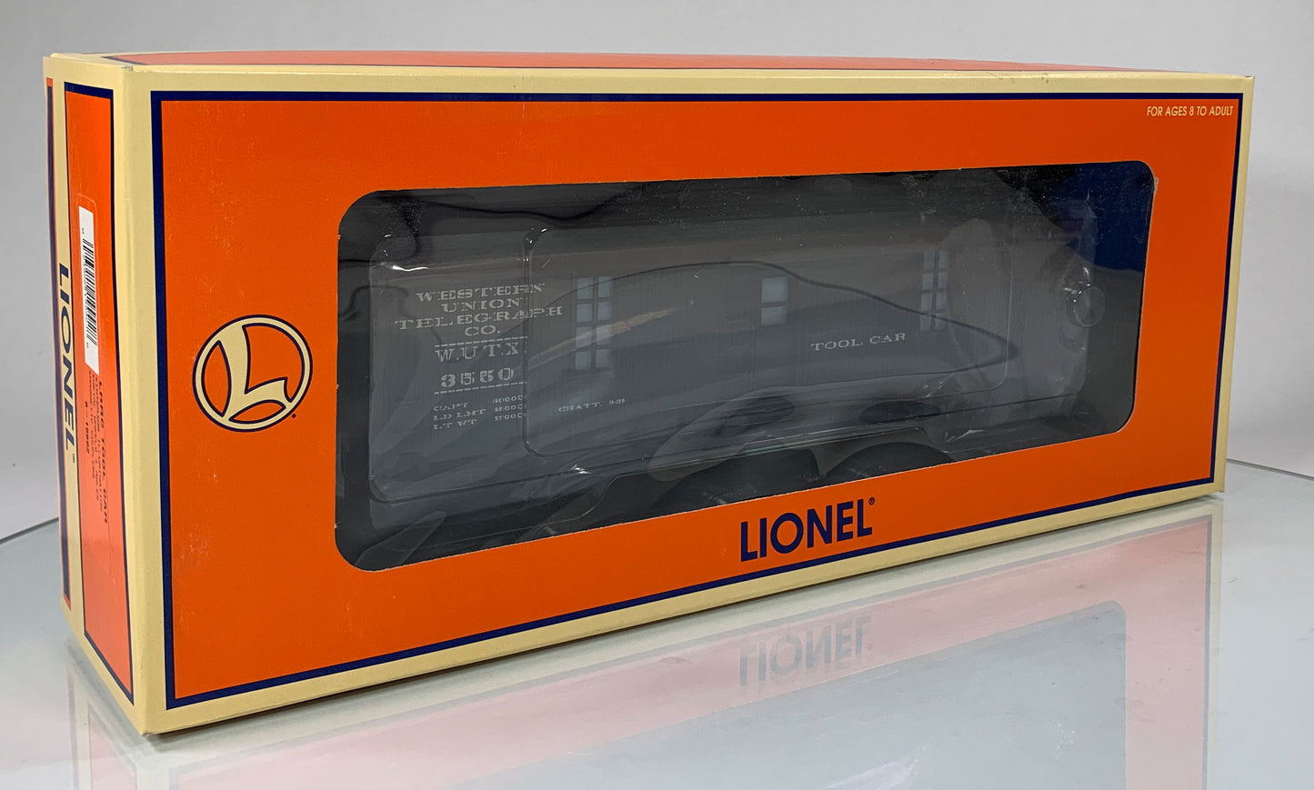 LIONEL • O GAUGE • 2000 LRRC Western Union Telegraph Co Illuminated Tool Car 6-29295 • NEW OLD STOCK