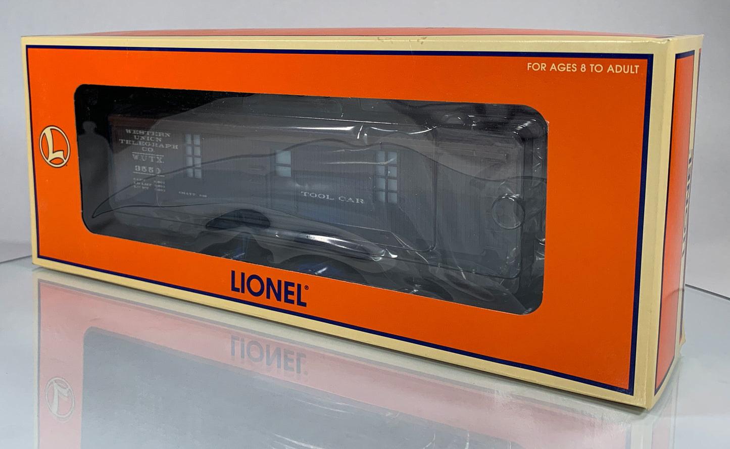 LIONEL • O GAUGE • 2000 LRRC Western Union Telegraph Co Illuminated Tool Car 6-29295 • NEW OLD STOCK