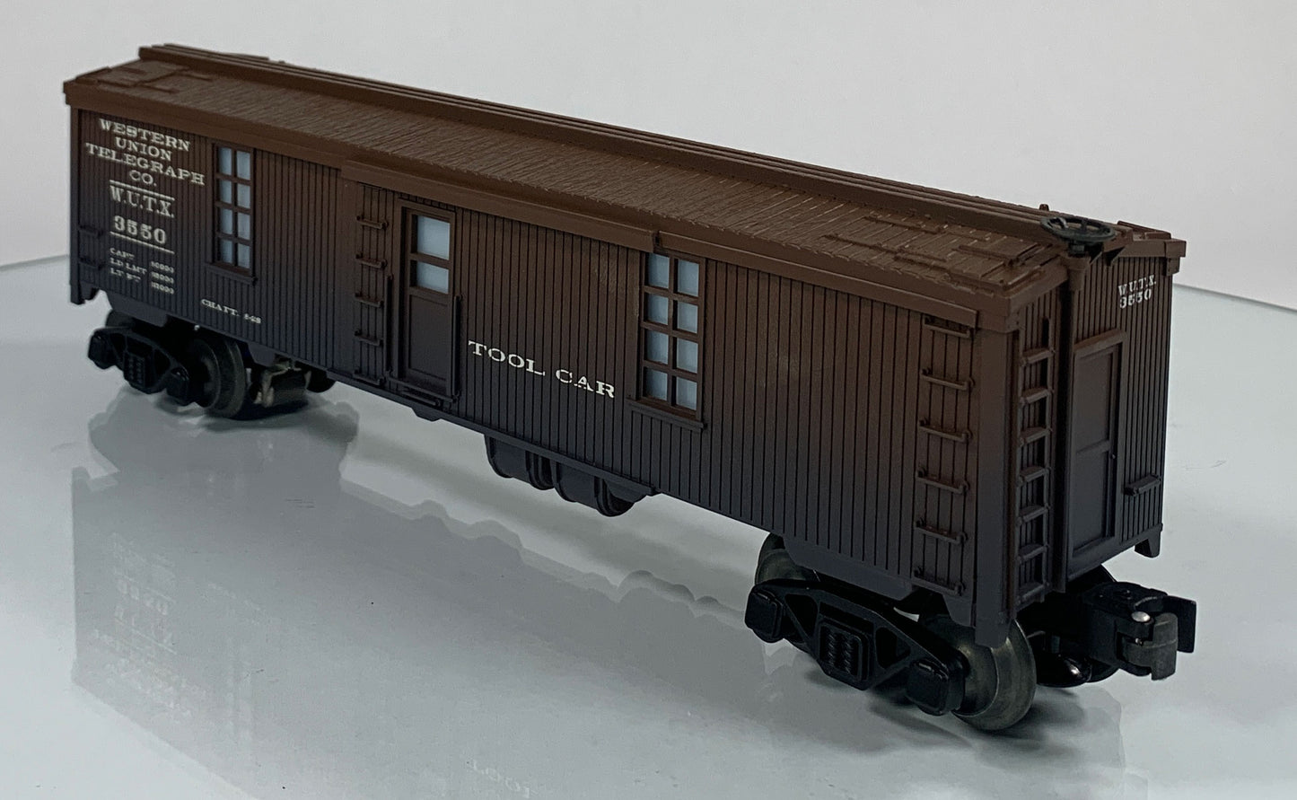 LIONEL • O GAUGE • 2000 LRRC Western Union Telegraph Co Illuminated Tool Car 6-29295 • NEW OLD STOCK