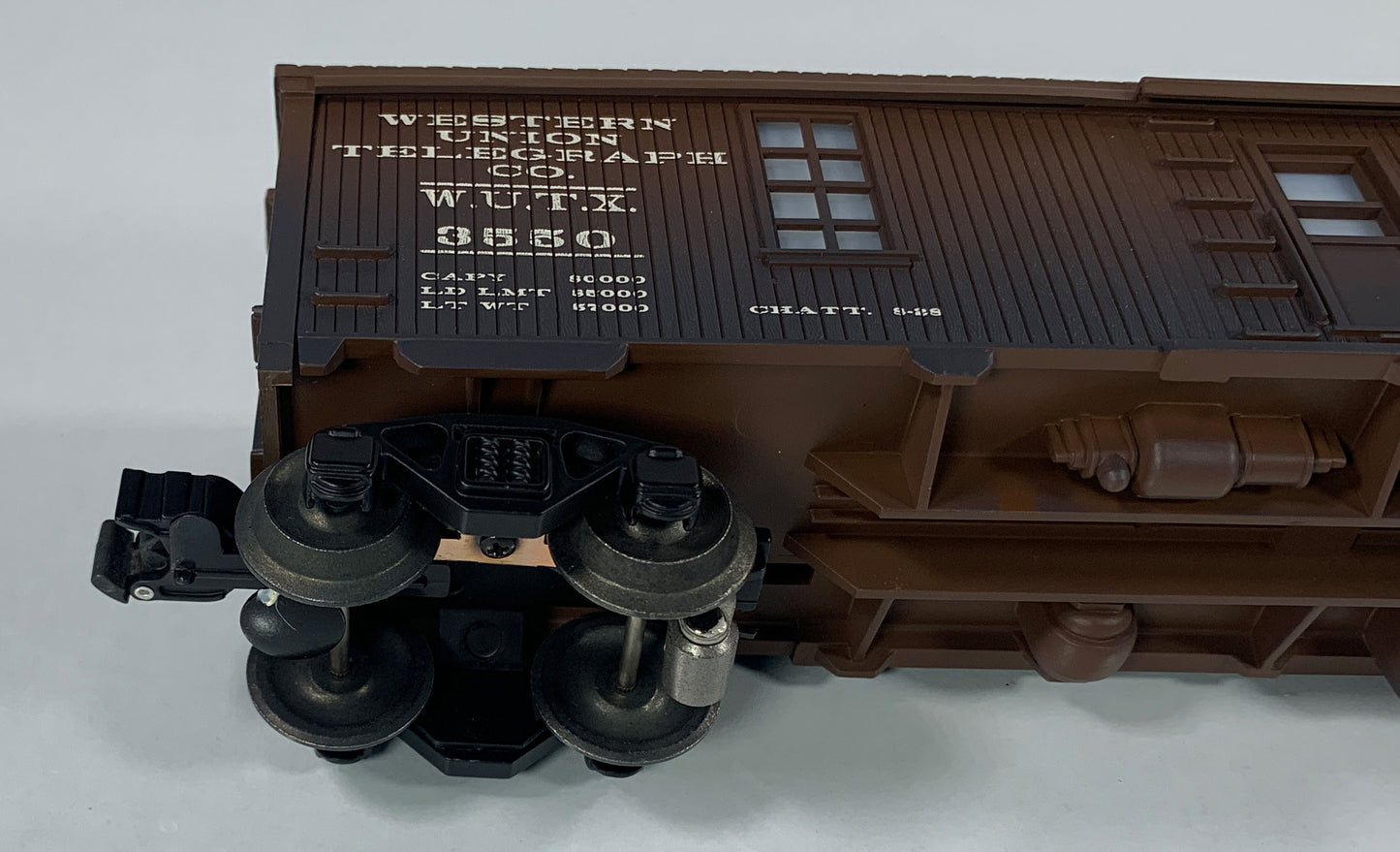 LIONEL • O GAUGE • 2000 LRRC Western Union Telegraph Co Illuminated Tool Car 6-29295 • NEW OLD STOCK