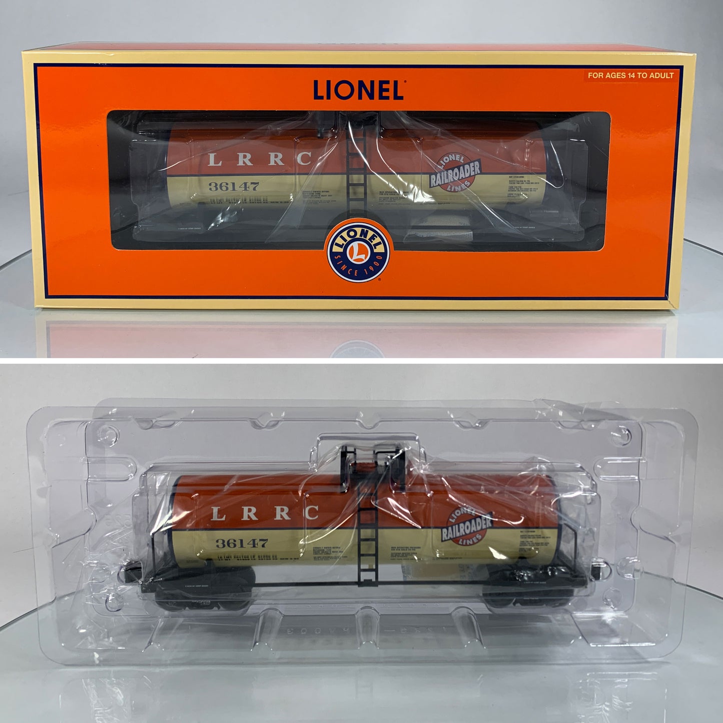 LIONEL • O GAUGE • 2009 LRRC Unibody Tank Car 6-36147 • NEW OLD STOCK