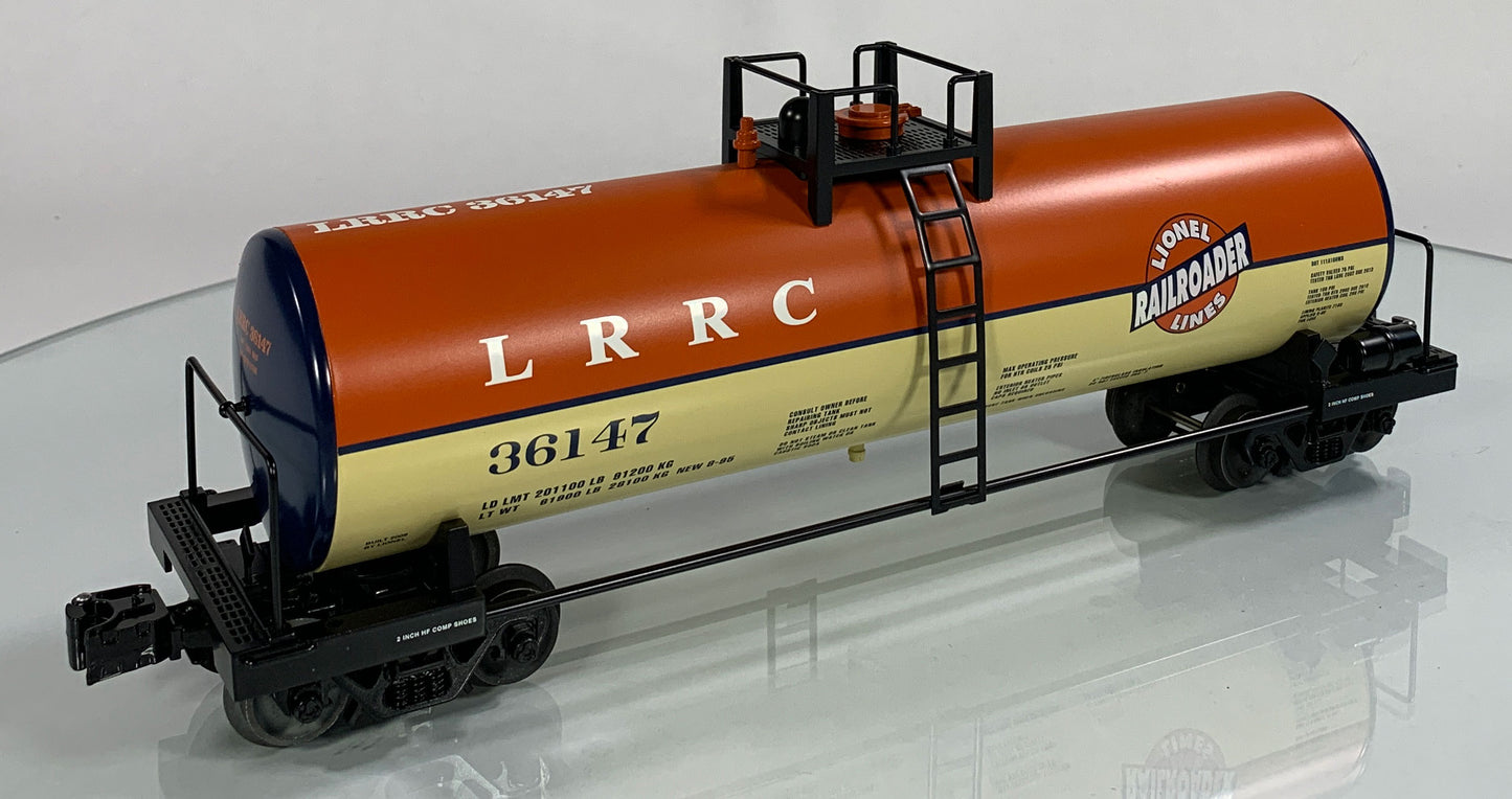 LIONEL • O GAUGE • 2009 LRRC Unibody Tank Car 6-36147 • NEW OLD STOCK