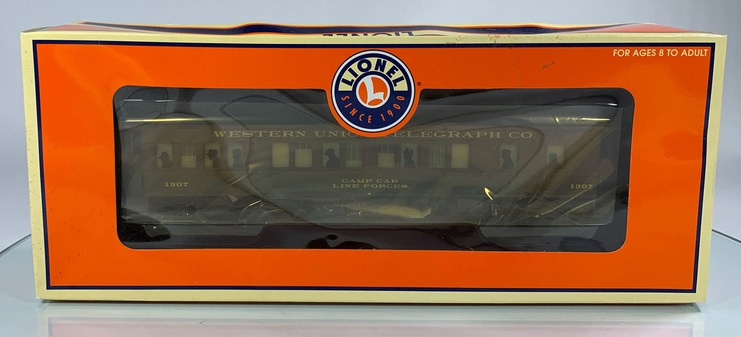 LIONEL • O GAUGE • 2001 LRRC Western Union Baby Madison Illuminated Passenger Car 6-19994 • NEW OLD STOCK