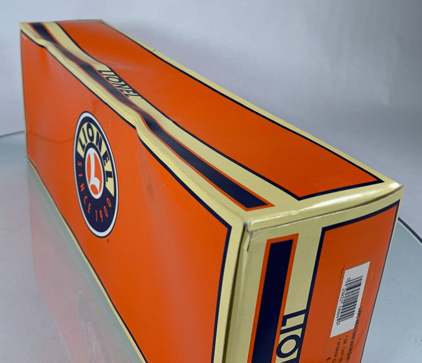 LIONEL • O GAUGE • 2001 LRRC Western Union Baby Madison Illuminated Passenger Car 6-19994 • NEW OLD STOCK