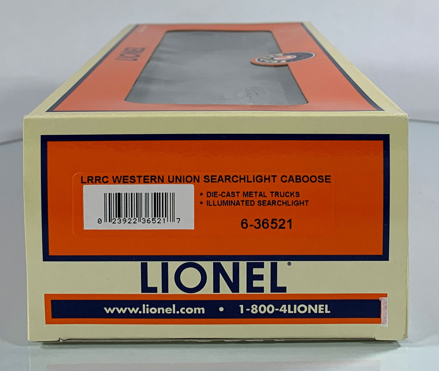 LIONEL • O GAUGE • 2004 LRRC Western Union Searchlight Caboose 6-36521 • EX COND