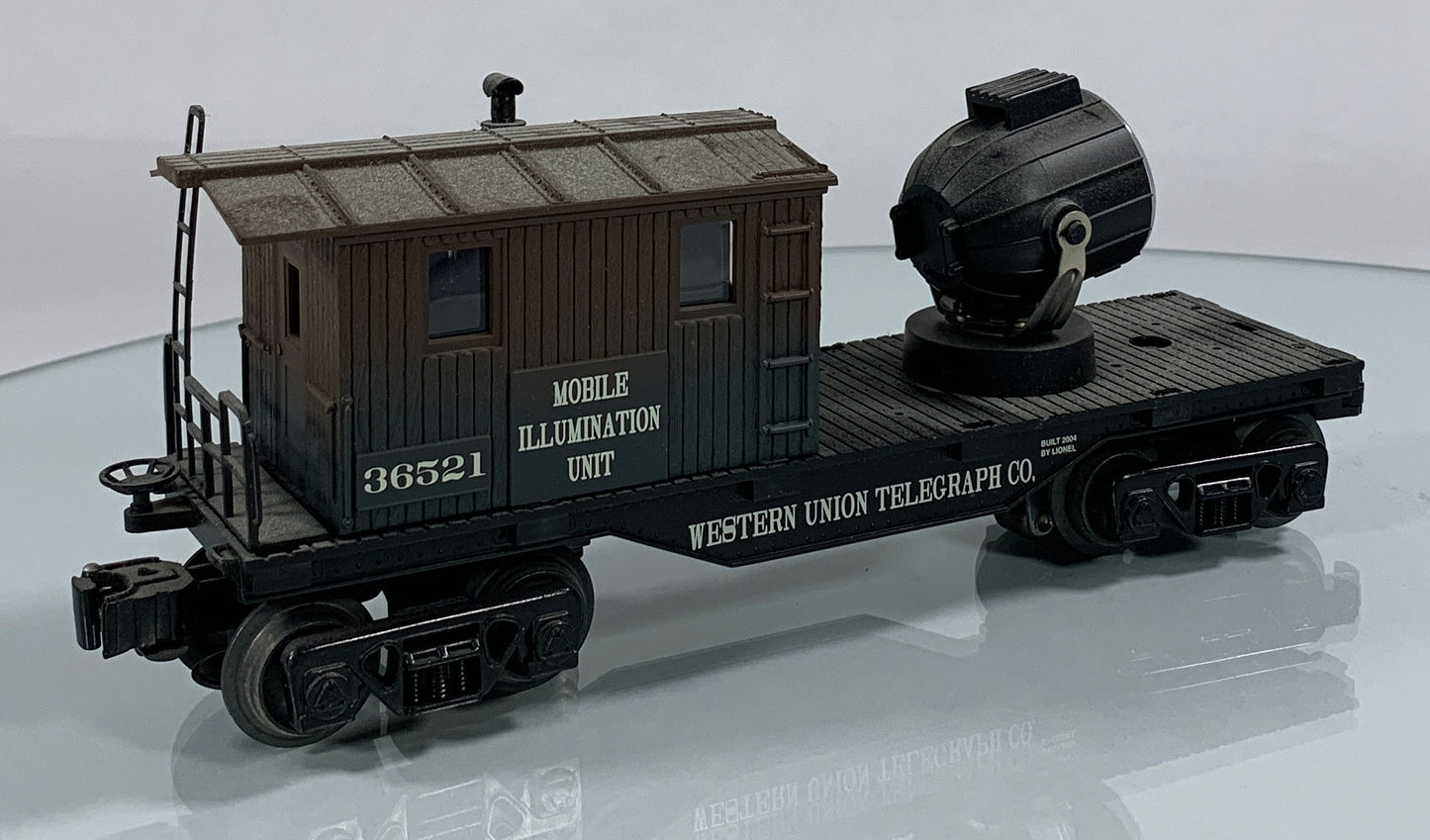 LIONEL • O GAUGE • 2004 LRRC Western Union Searchlight Caboose 6-36521 • EX COND