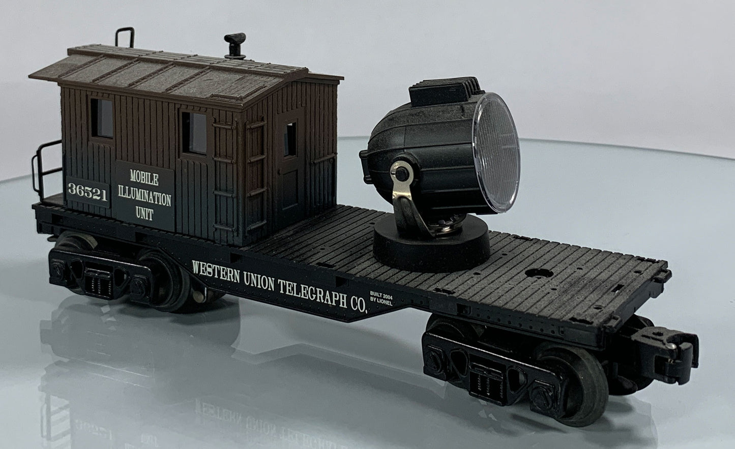 LIONEL • O GAUGE • 2004 LRRC Western Union Searchlight Caboose 6-36521 • EX COND