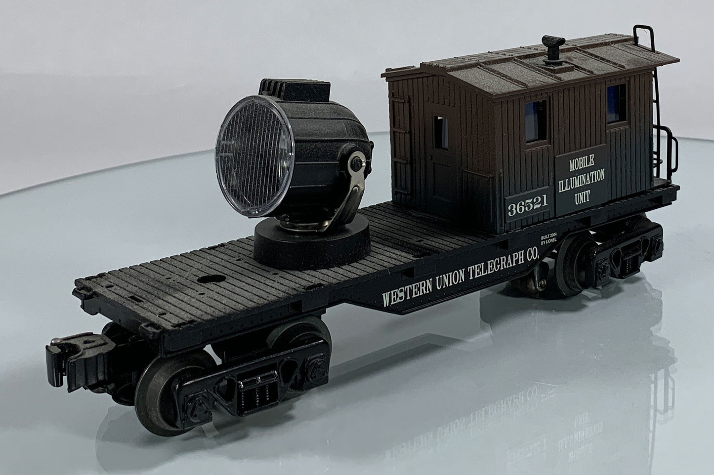 LIONEL • O GAUGE • 2004 LRRC Western Union Searchlight Caboose 6-36521 • EX COND