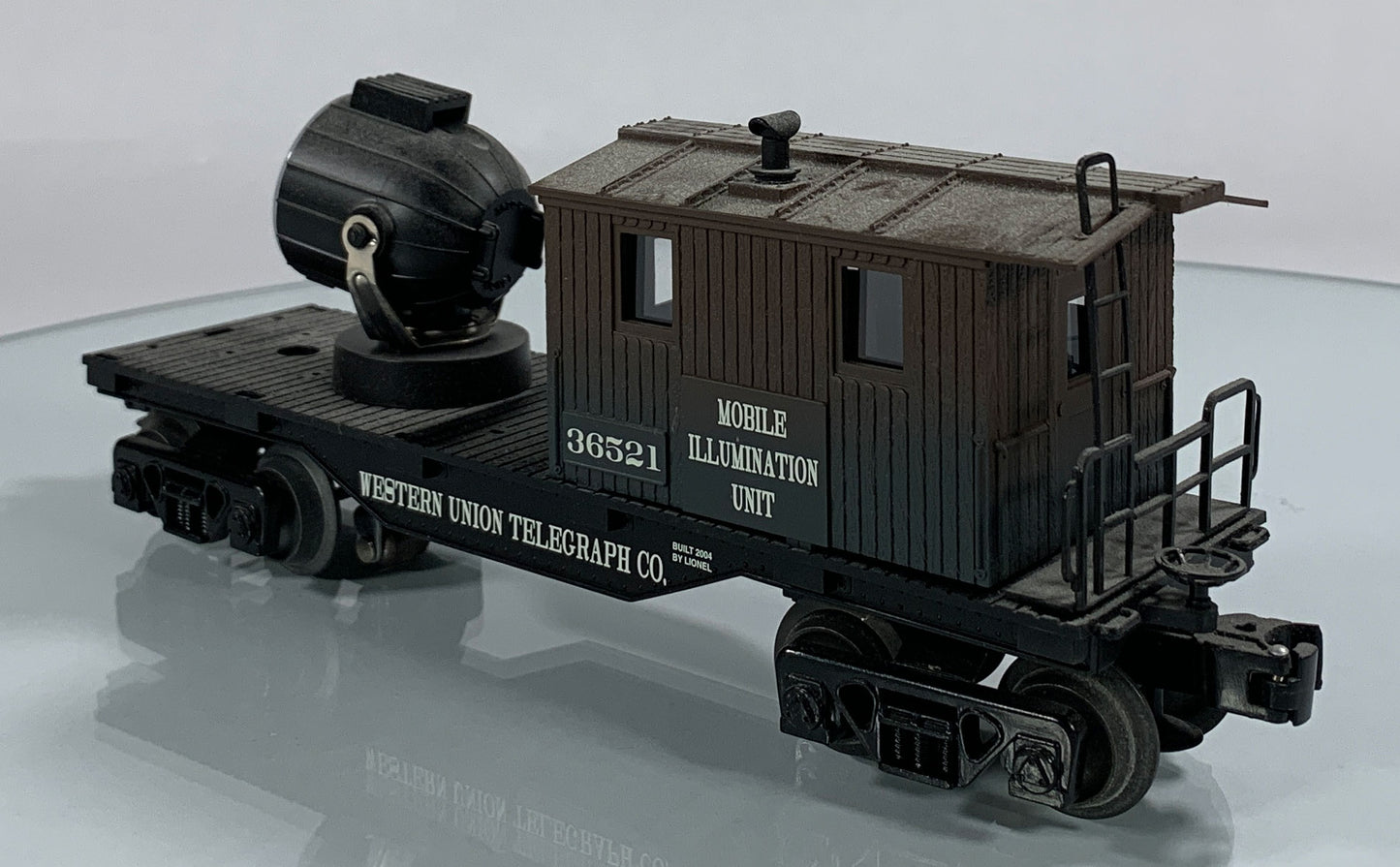 LIONEL • O GAUGE • 2004 LRRC Western Union Searchlight Caboose 6-36521 • EX COND