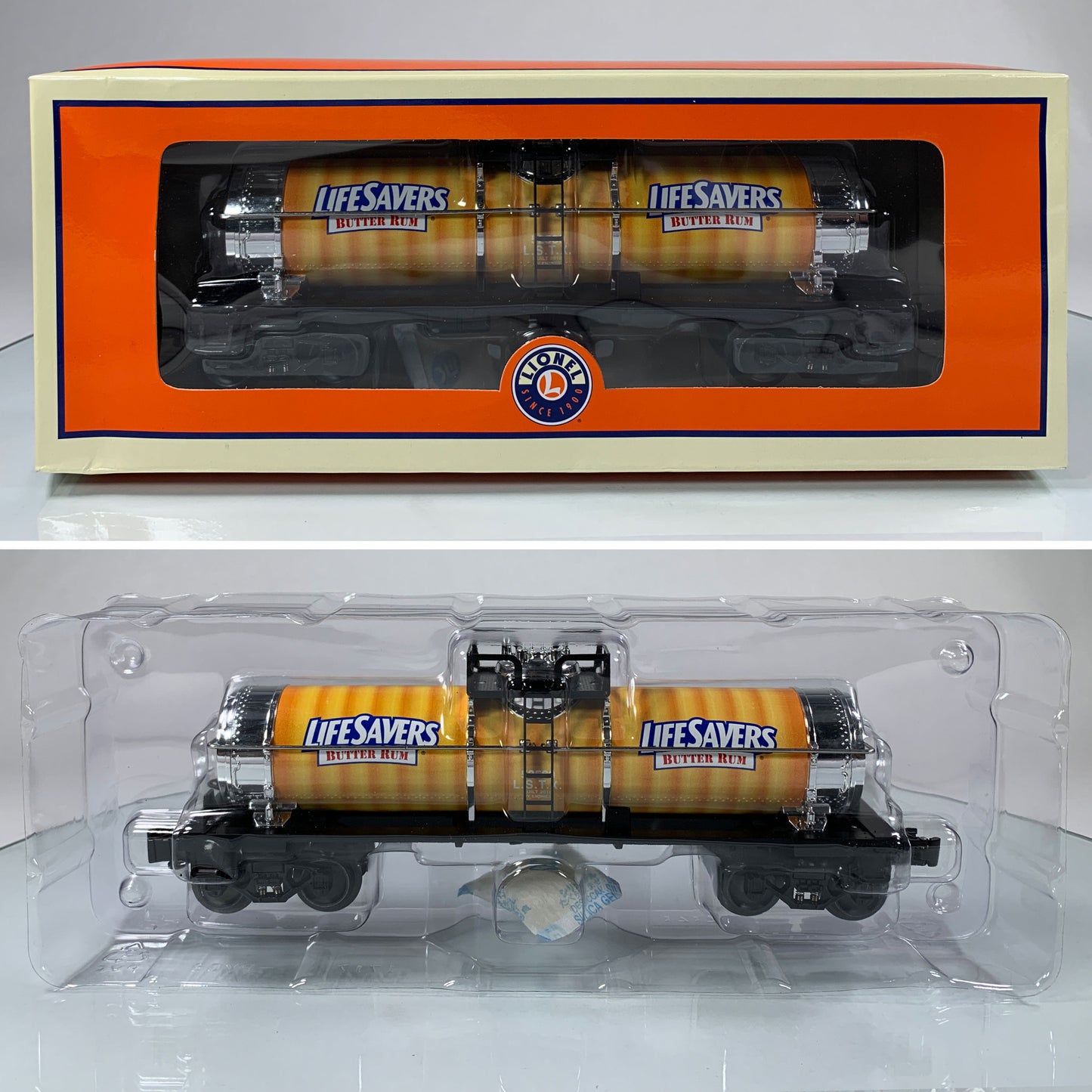 LIONEL • O GAUGE • 2010 Cal-Stewart Meet Life Savers Tank Car 6-52569 • NEW OLD STOCK
