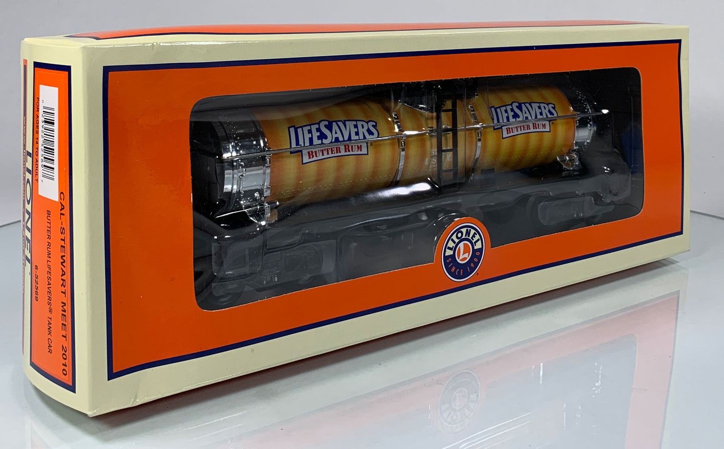 LIONEL • O GAUGE • 2010 Cal-Stewart Meet Life Savers Tank Car 6-52569 • NEW OLD STOCK