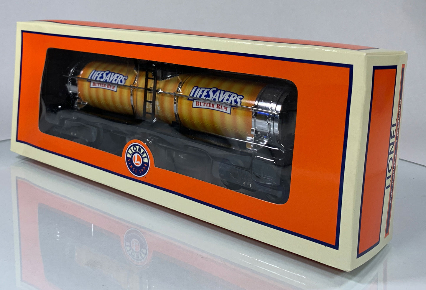LIONEL • O GAUGE • 2010 Cal-Stewart Meet Life Savers Tank Car 6-52569 • NEW OLD STOCK