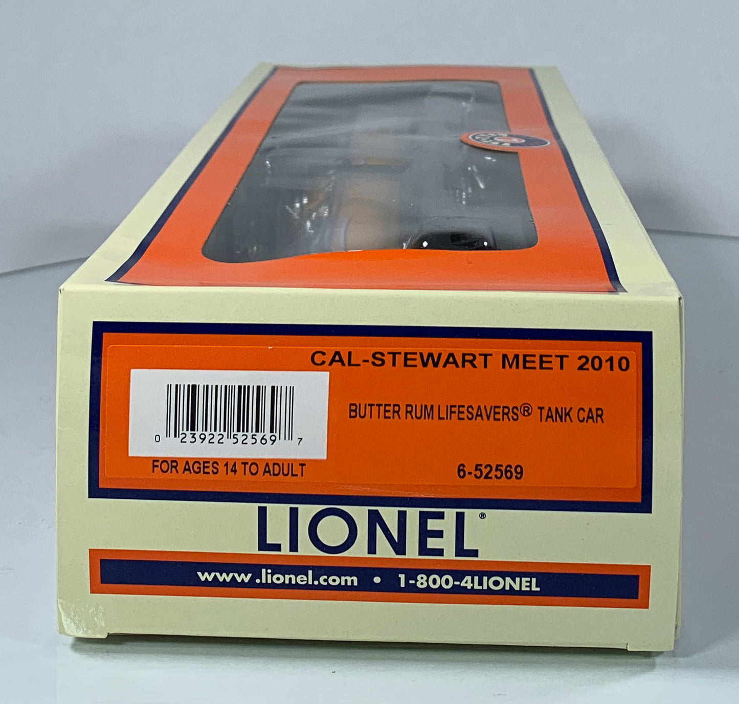 LIONEL • O GAUGE • 2010 Cal-Stewart Meet Life Savers Tank Car 6-52569 • NEW OLD STOCK