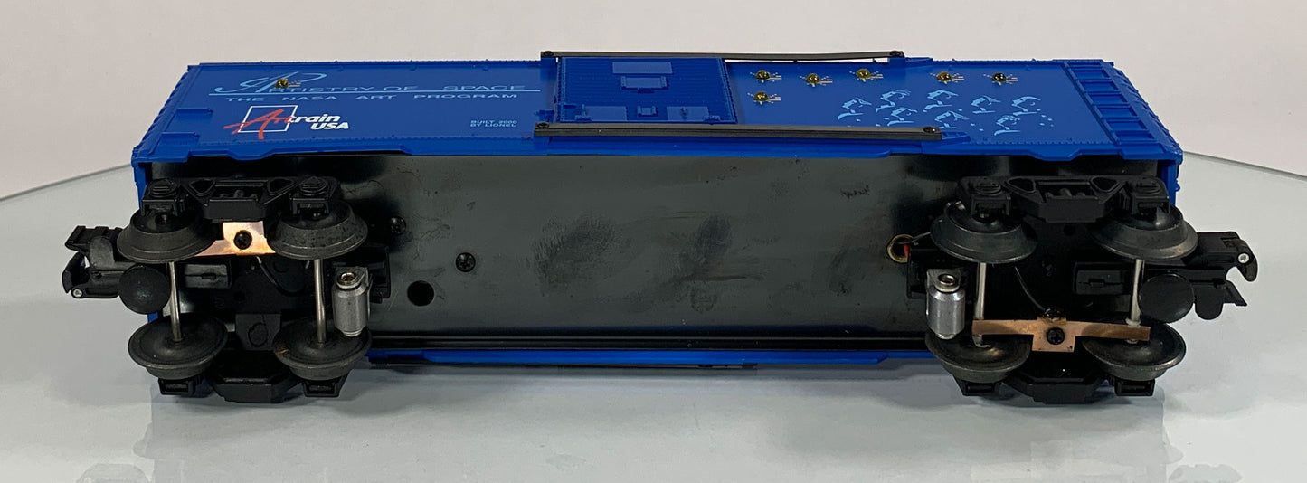 LIONEL • O GAUGE • 2000 Artrain USA Artistry of Space Lighted Boxcar 6-52227 • NEW OLD STOCK