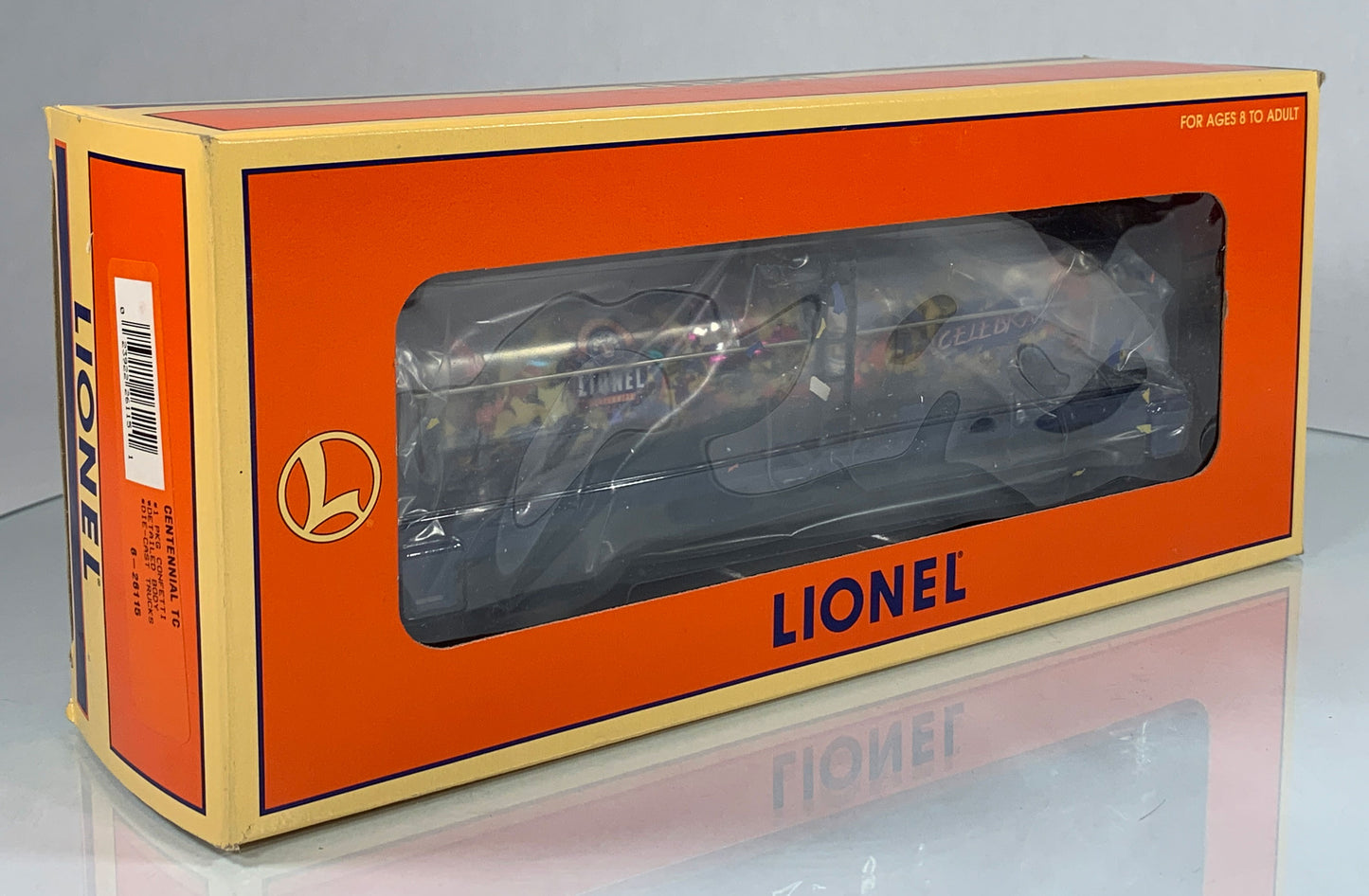 LIONEL • O GAUGE • 2000 Lionel Centennial Confetti Tank Car 6-26115 • NEW OLD STOCK