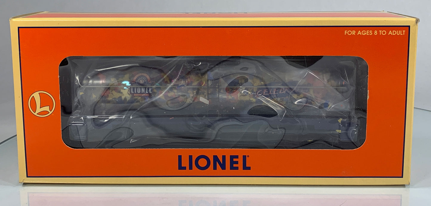 LIONEL • O GAUGE • 2000 Lionel Centennial Confetti Tank Car 6-26115 • NEW OLD STOCK