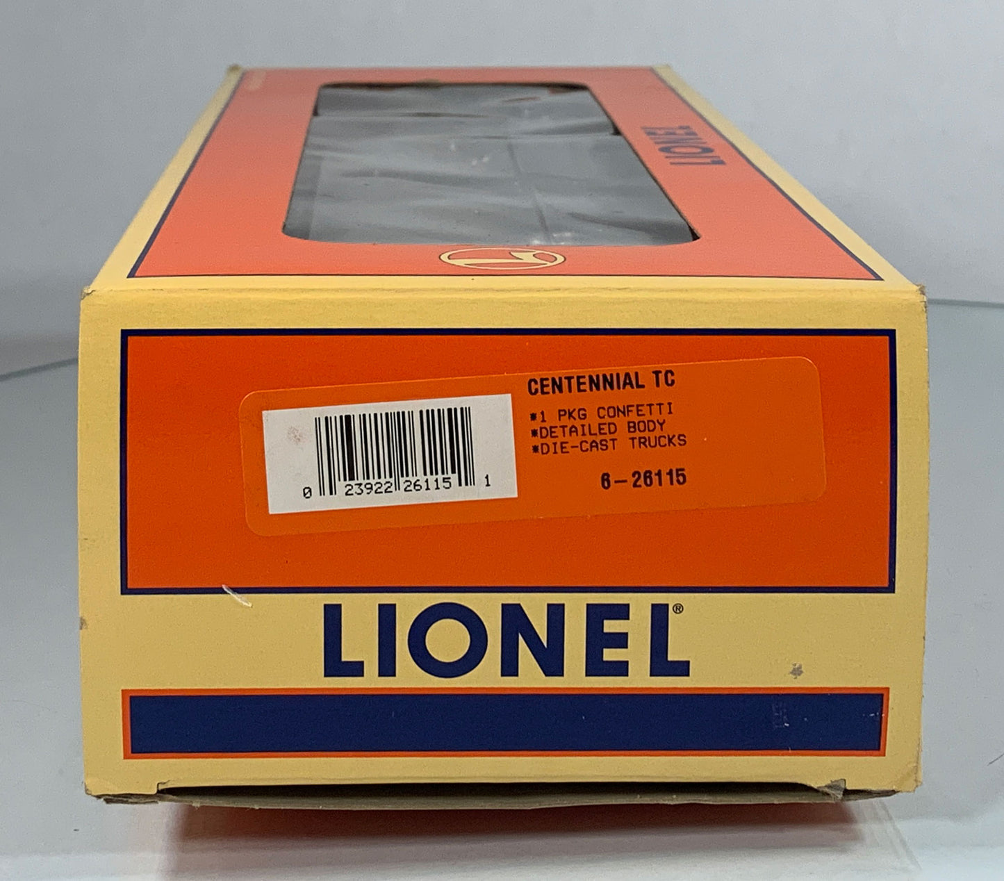 LIONEL • O GAUGE • 2000 Lionel Centennial Confetti Tank Car 6-26115 • NEW OLD STOCK