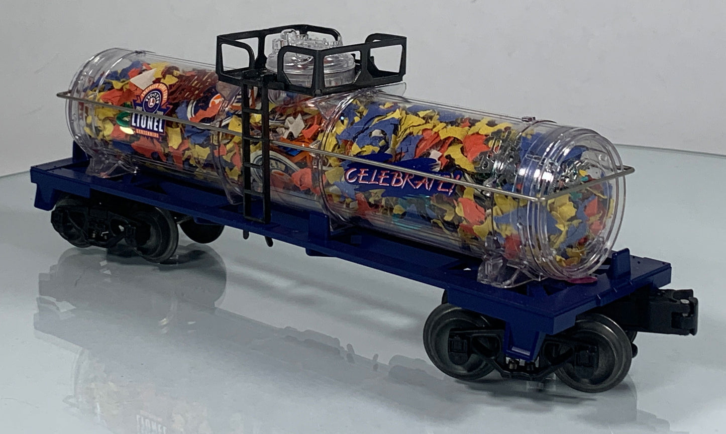 LIONEL • O GAUGE • 2000 Lionel Centennial Confetti Tank Car 6-26115 • NEW OLD STOCK
