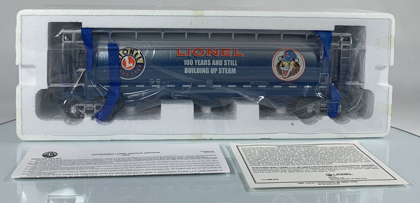 LIONEL • O GAUGE • 2001 Lionel 3-Bay Cylindrical Hopper 6-17171 • NEW OLD STOCK