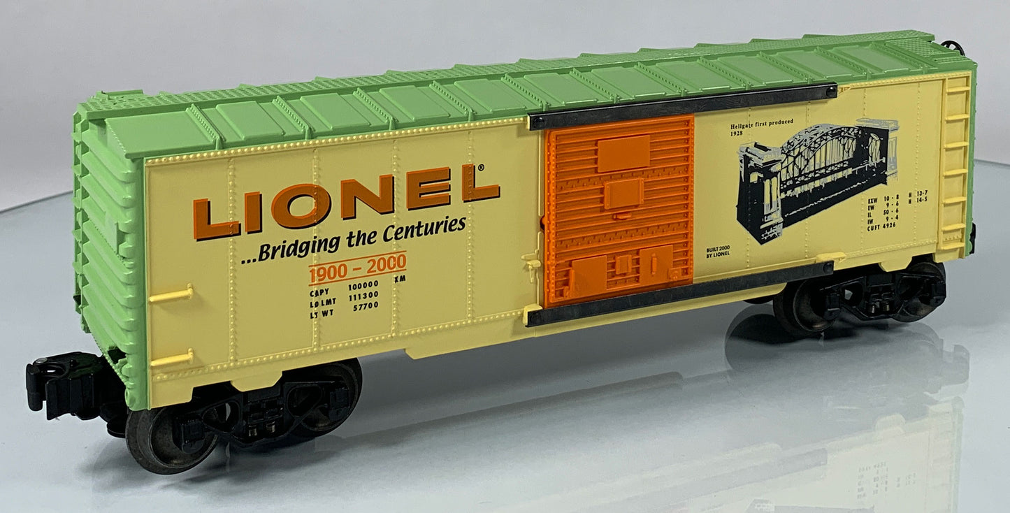 LIONEL • O GAUGE • 2000 Hellgate Boxcar 6-29294 • NEW OLD STOCK