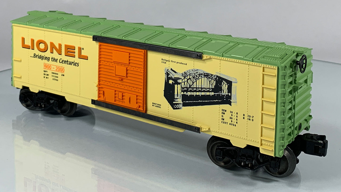 LIONEL • O GAUGE • 2000 Hellgate Boxcar 6-29294 • NEW OLD STOCK