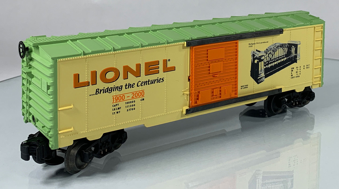 LIONEL • O GAUGE • 2000 Hellgate Boxcar 6-29294 • NEW OLD STOCK