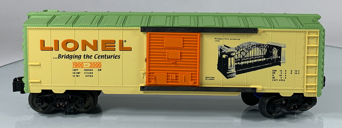 LIONEL • O GAUGE • 2000 Hellgate Boxcar 6-29294 • NEW OLD STOCK