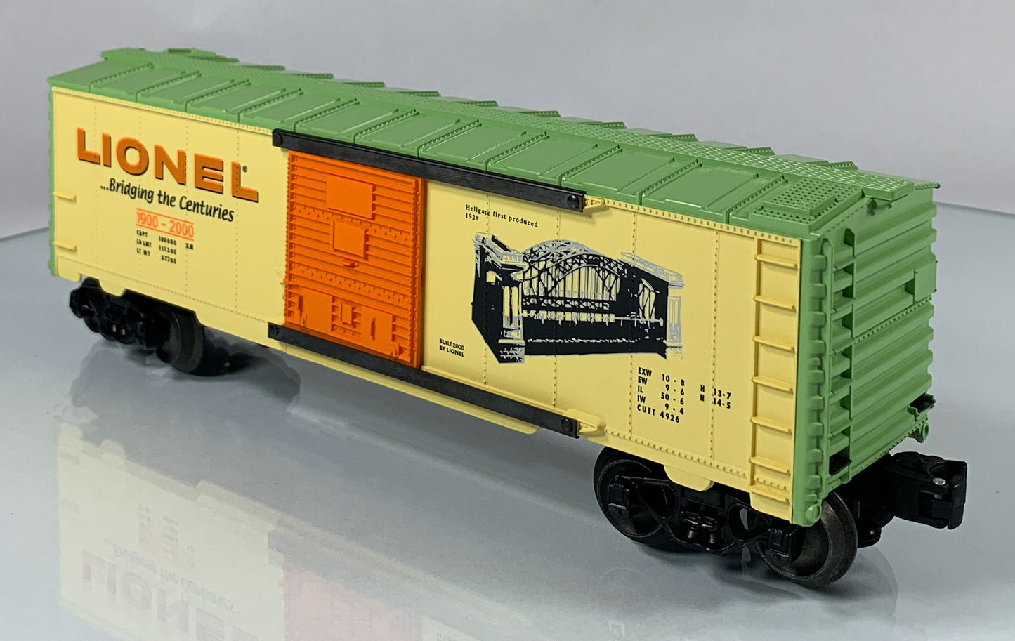 LIONEL • O GAUGE • 2000 Hellgate Boxcar 6-29294 • NEW OLD STOCK