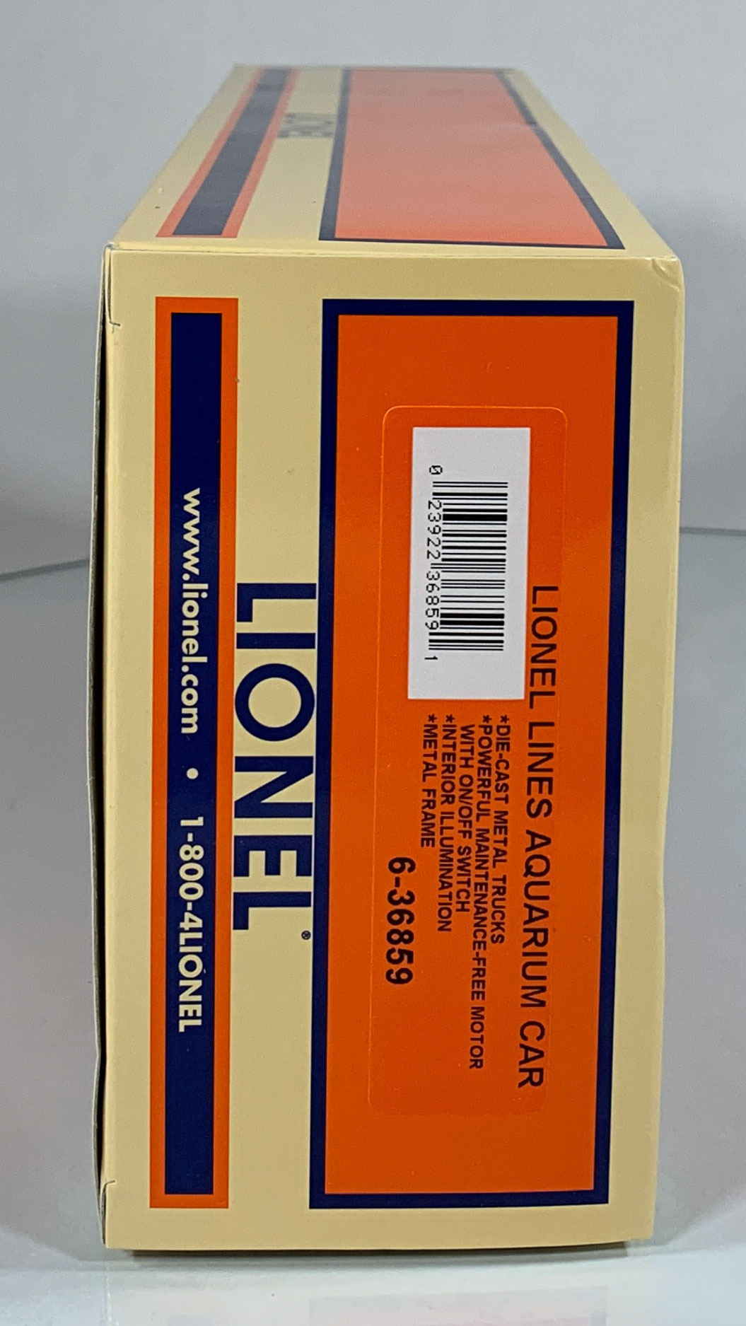 LIONEL • O GAUGE • 2008 Lionel Lines Aquarium Car 6-36859 • NEW OLD STOCK