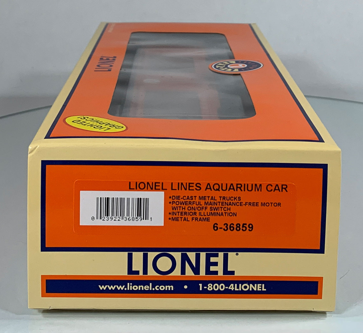LIONEL • O GAUGE • 2008 Lionel Lines Aquarium Car 6-36859 • NEW OLD STOCK