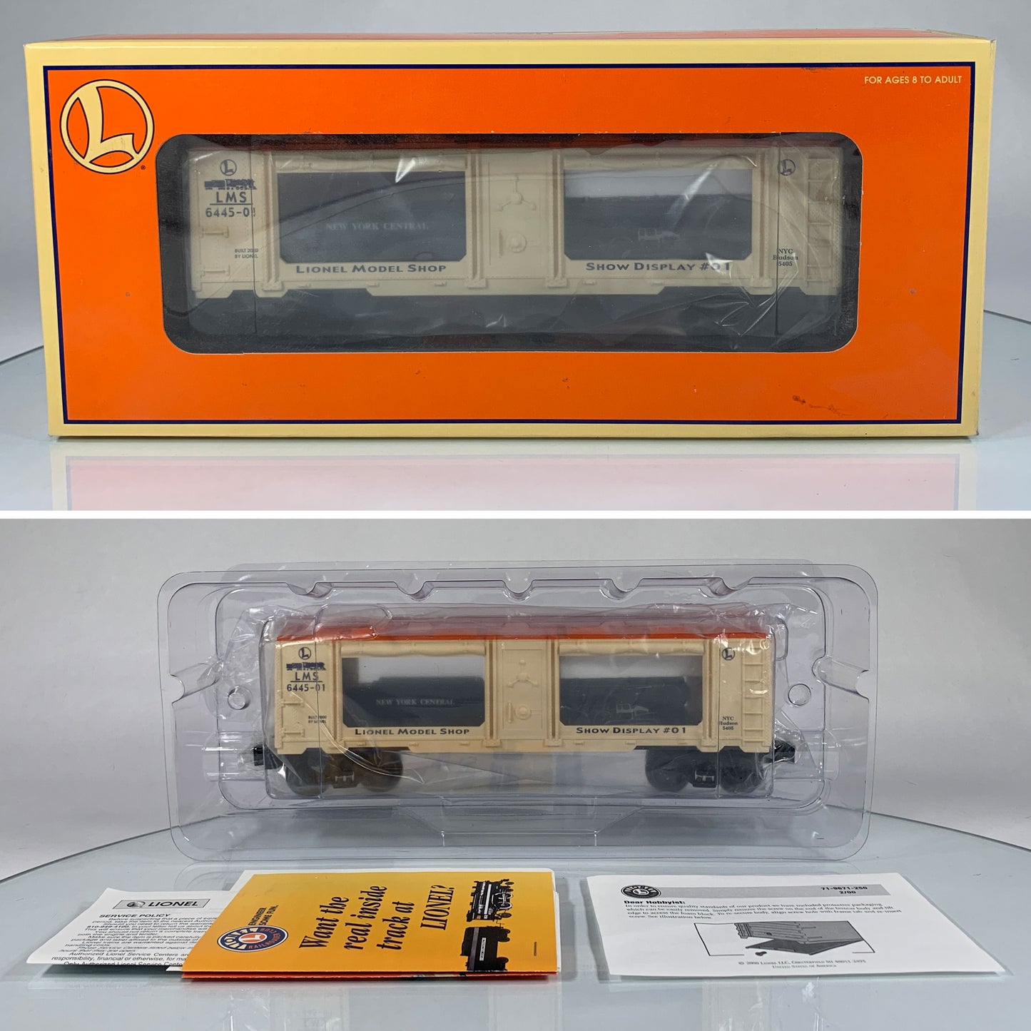 LIONEL • O GAUGE • 2000 Lionel Model Display Car 01 6-19671 • NEW OLD STOCK