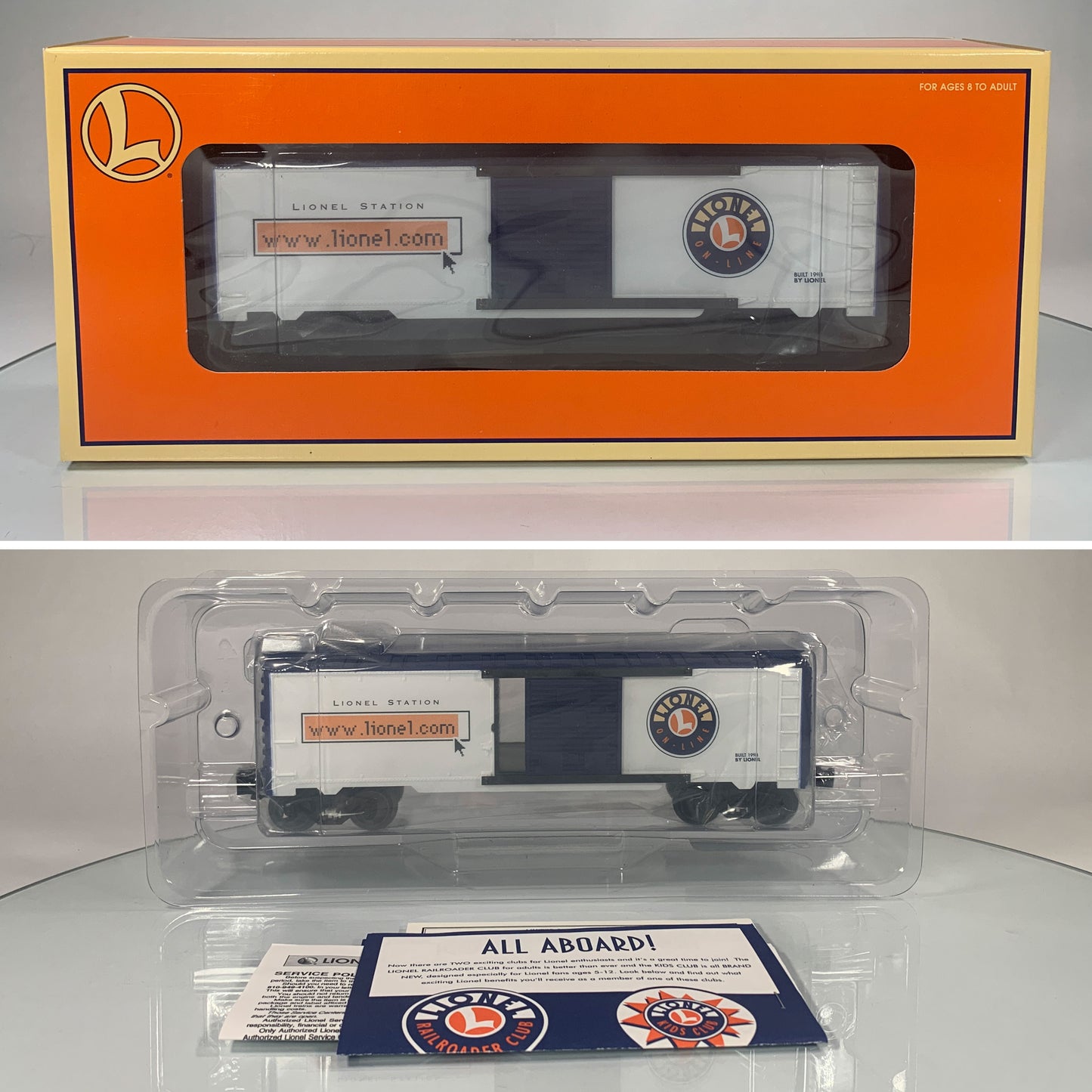 LIONEL • O GAUGE • 1998 Lionel Online Boxcar 6-26264 • NEW OLD STOCK