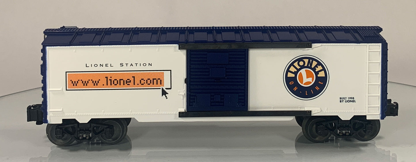 LIONEL • O GAUGE • 1998 Lionel Online Boxcar 6-26264 • NEW OLD STOCK