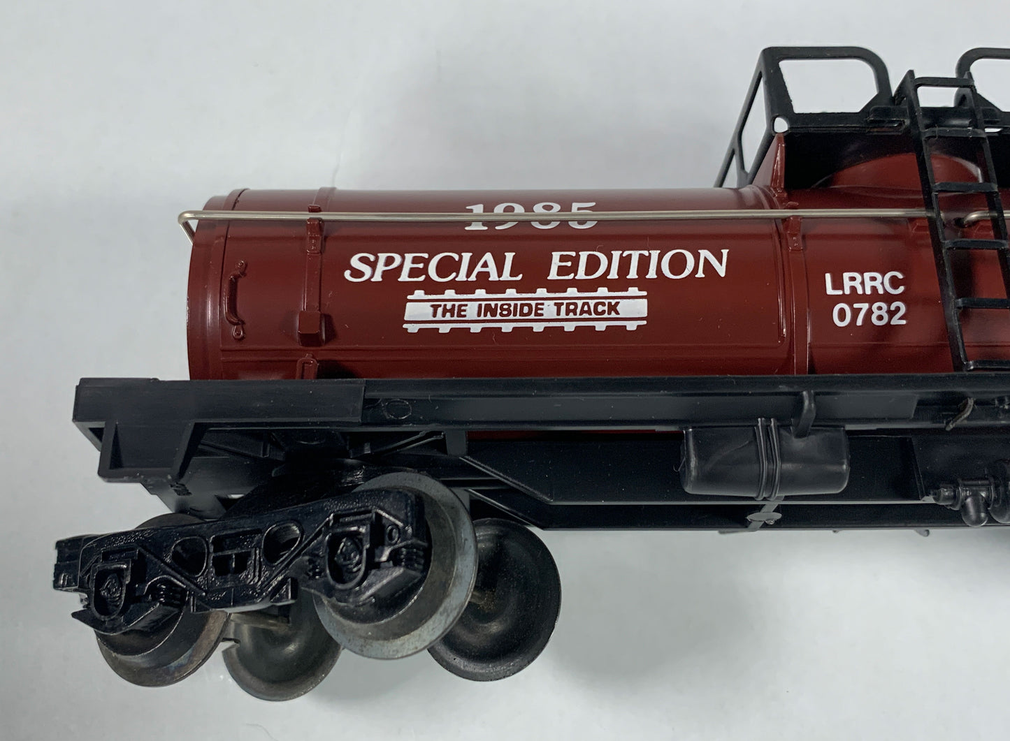 LIONEL • O GAUGE • 1985 Lionel LRRC Inside Track Tank Car 6-0782 • NEW OLD STOCK