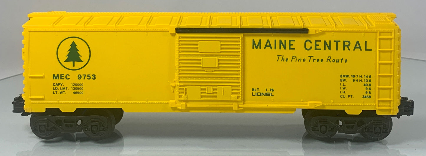 LIONEL • O GAUGE • 1975 Maine Central Boxcar 6-9753 • EX COND