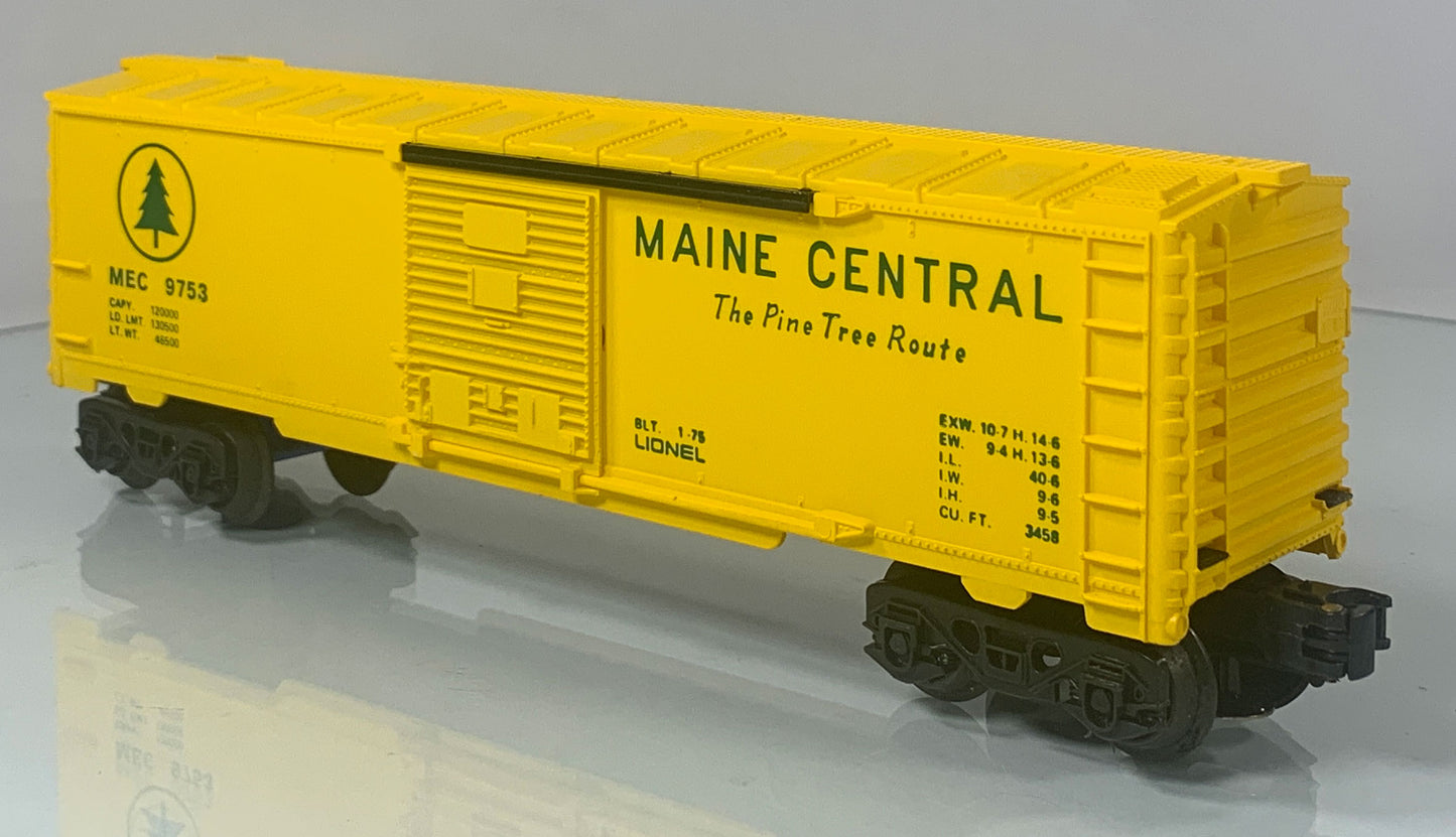 LIONEL • O GAUGE • 1975 Maine Central Boxcar 6-9753 • EX COND