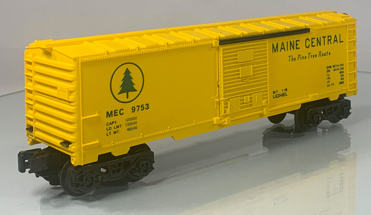 LIONEL • O GAUGE • 1975 Maine Central Boxcar 6-9753 • EX COND