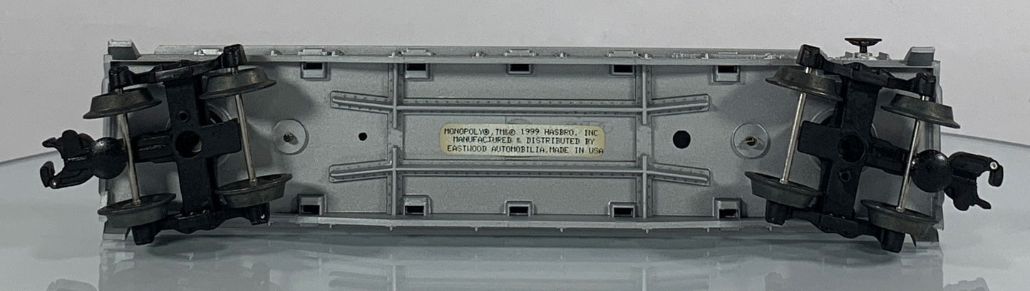 LIONEL • O GAUGE • 1999 Monopoly Free Parking Flatcar w 2 Autos 6-52184 • NEW OLD STOCK