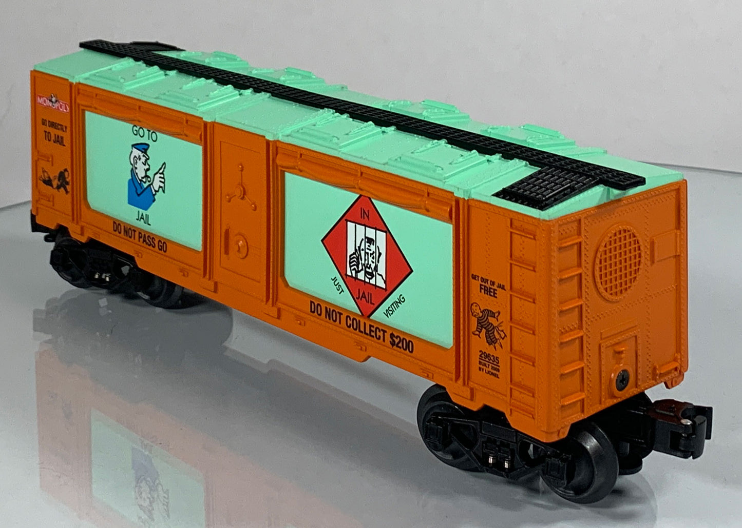 LIONEL • O GAUGE • 2009 Get Out of Jail Monopoly Mint Car 6-29635 • NEW OLD STOCK