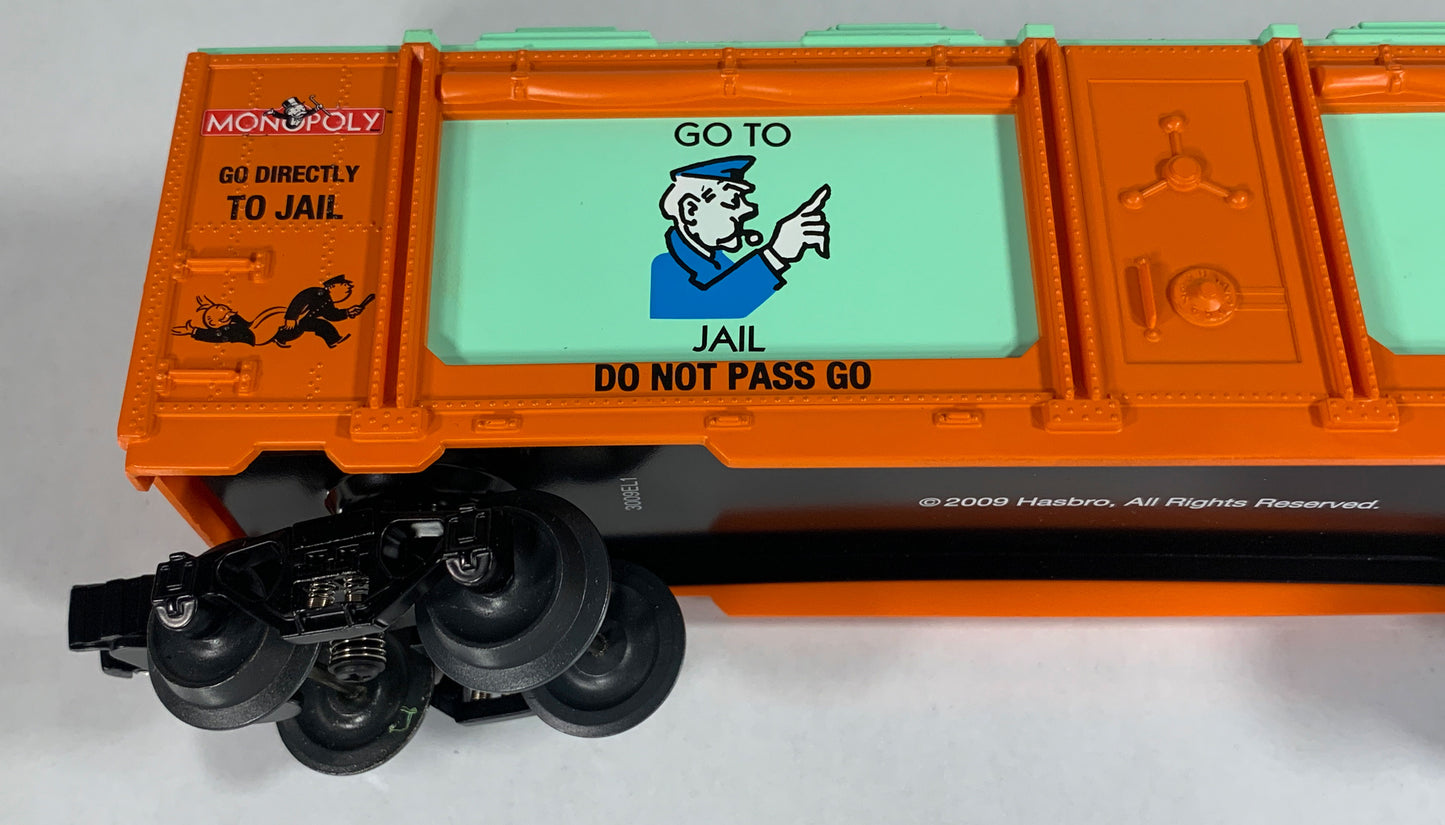 LIONEL • O GAUGE • 2009 Get Out of Jail Monopoly Mint Car 6-29635 • NEW OLD STOCK